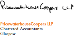 PricewaterhouseCoopers LLP, Chartered Accountants, Glasgow