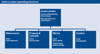 Amlin London operating structure