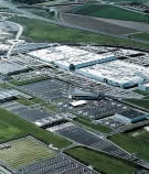 Prise de vue aérienne du terminal de Calais