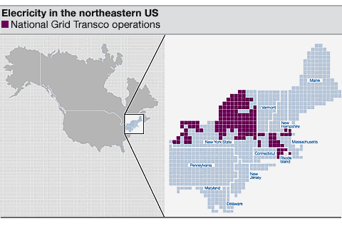 Electricity in the northeastern US