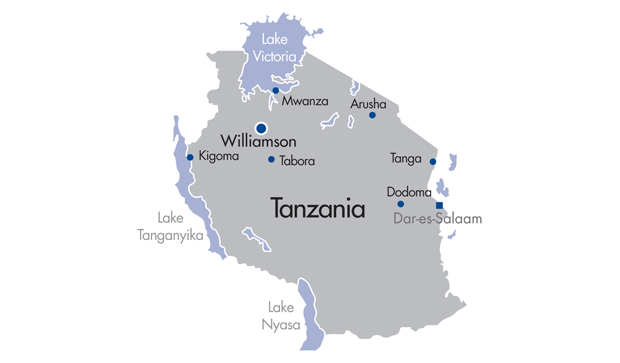 Tanzania assets map