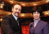 Picture of Baroness Hogg with actor Kevin Spacey.