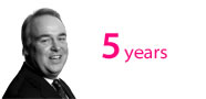 Paul Walker, Non-executive director: 5 years